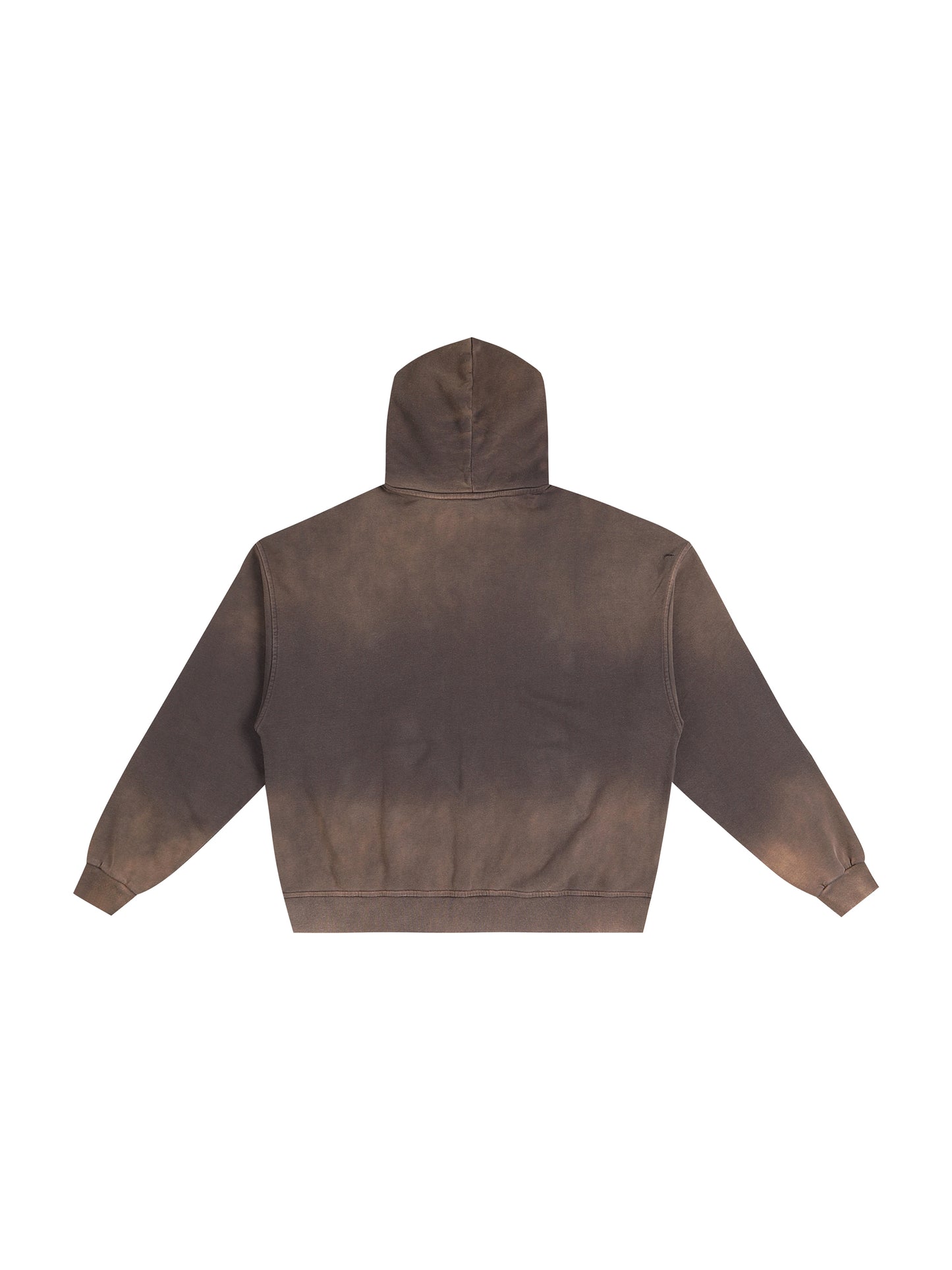 Hand-Frayed Sunfade Zip Hoodie